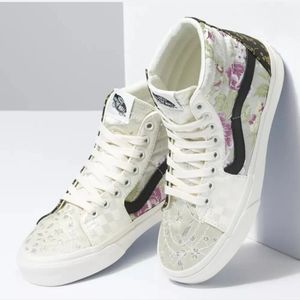 Vans Brocade SK8-HI Foral Patchwork/True White Sneakers High-Top Skate Shoes